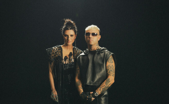 Lazza e Laura Pausini (by Jacopo Rossini)