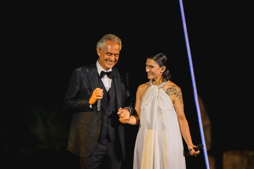 Andrea Bocelli ed Elisa @LorenzoMontanelli