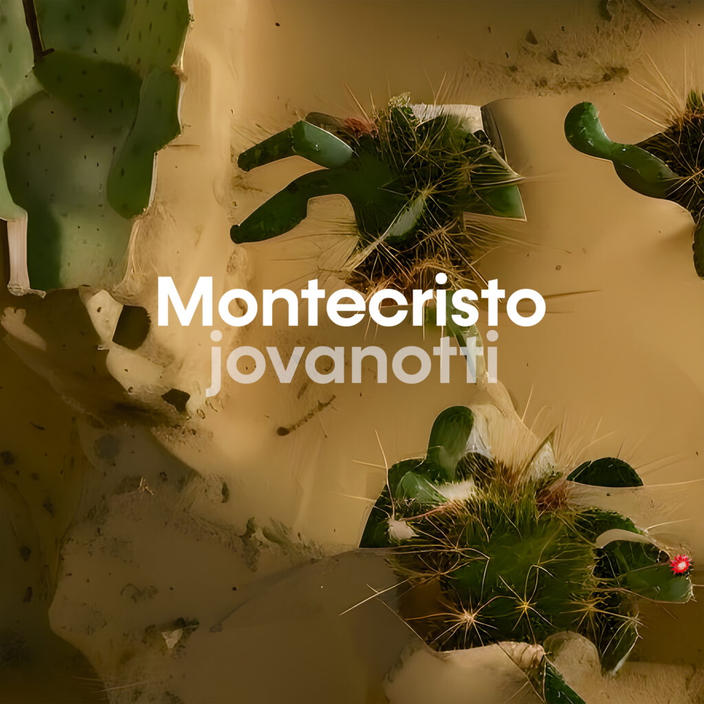 La cover digitale di "Montecristo" di Jovanotti, ideata da Sergio Pappalettera