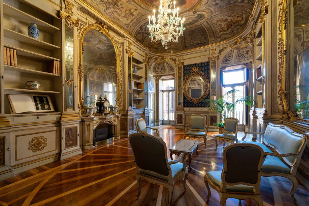 Biblioteca del Cardinale Prospero Colonna, Palazzo Sciarra Colonna, ph Giovanni Formosa, Fondazione Roma
