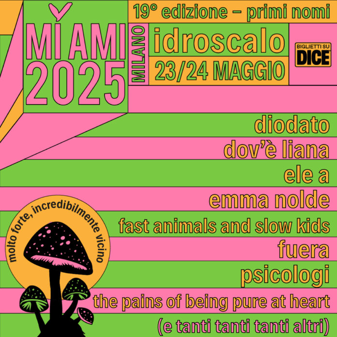 Mi Ami 2025, i primi nomi