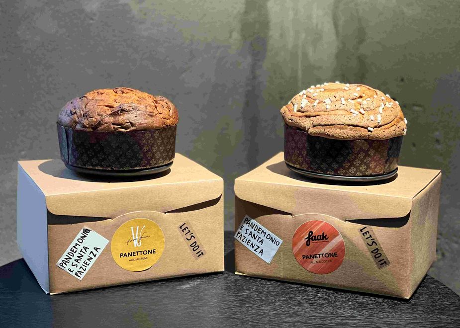 Panettone agli agrumi e Panettone all'albicocca e timo
