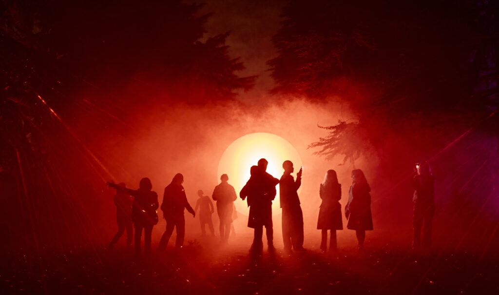 Light Cycles Milan, Moment Factory, Into the sunset