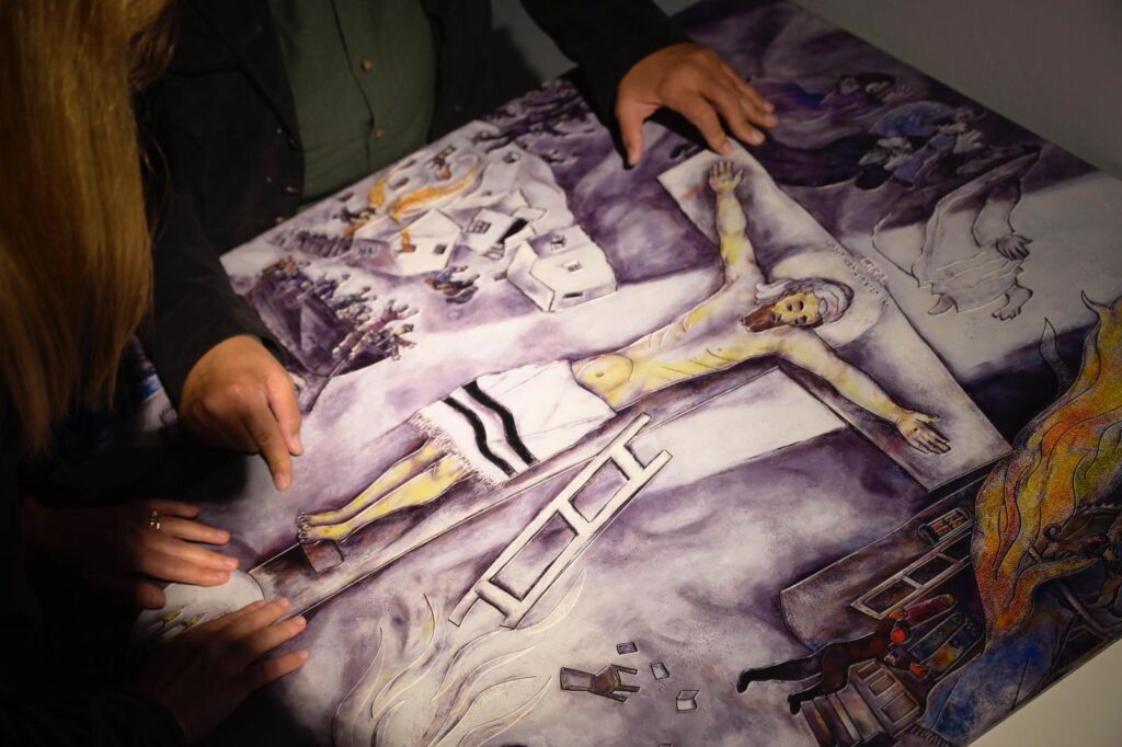 La "Crocifissione bianca" di Marc Chagall in versione tattile